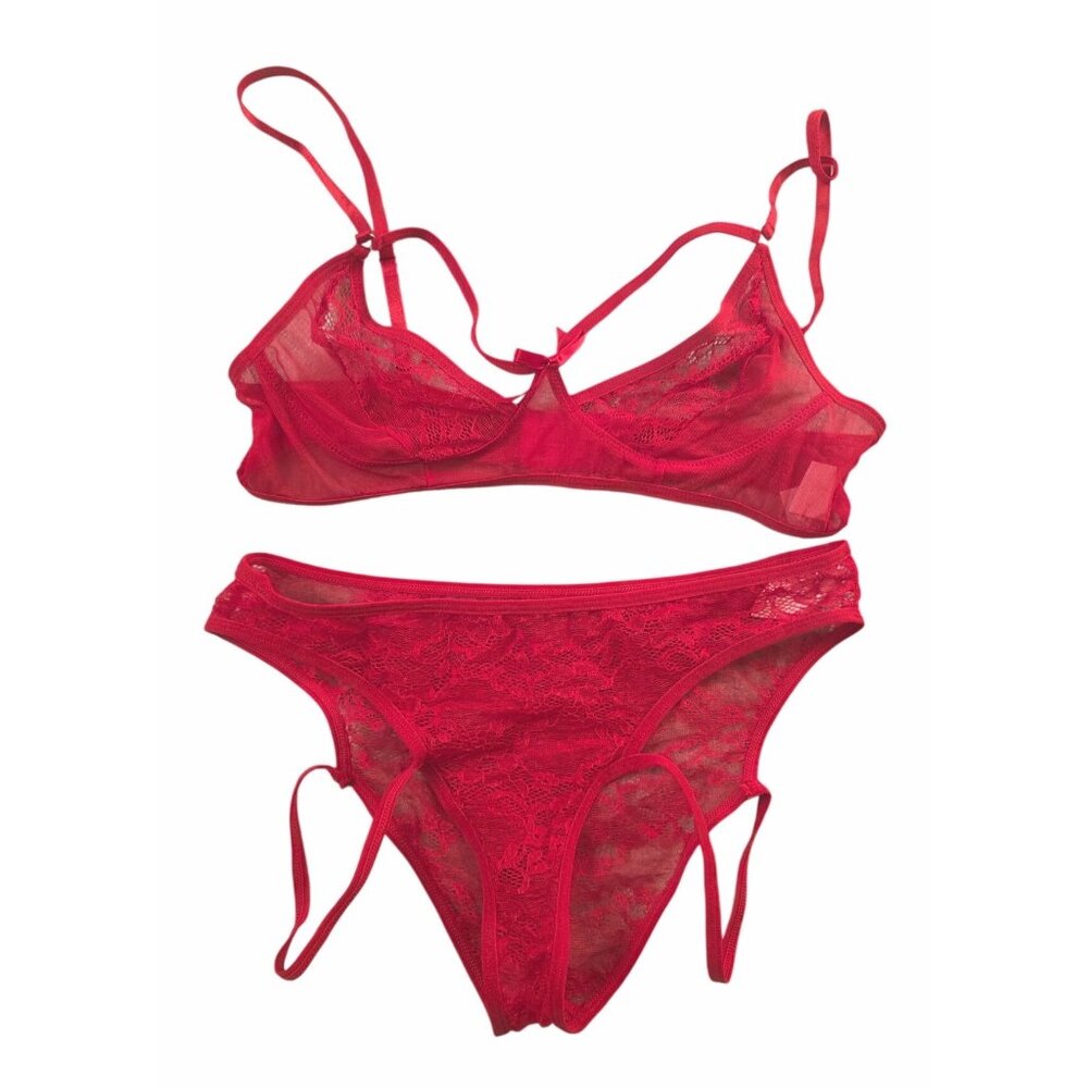 New Red Lingerie Set Size S